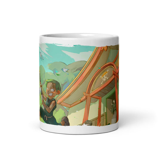 White Glossy Mug - Zoro 29