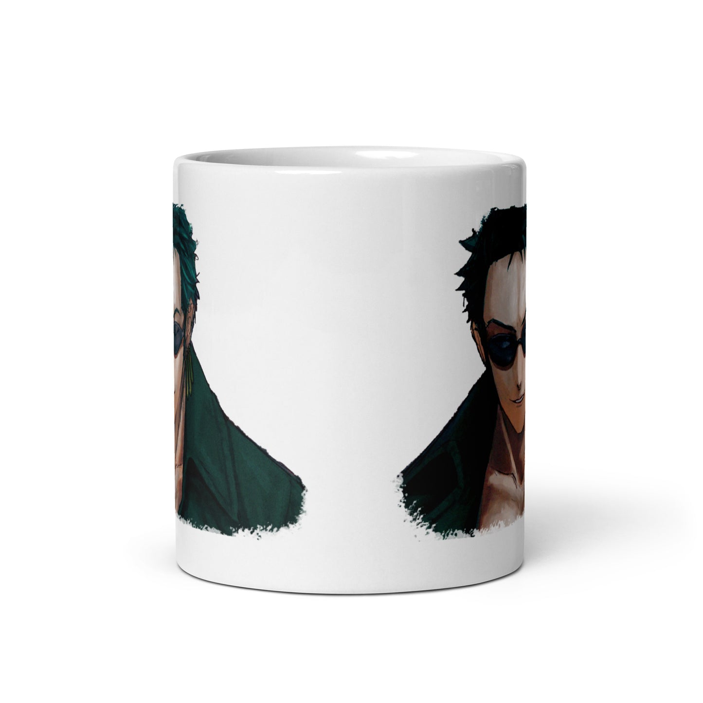 White Glossy Mug - Zoro 32