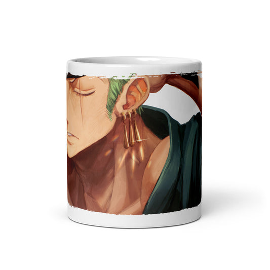 White Glossy Mug - Zoro 33