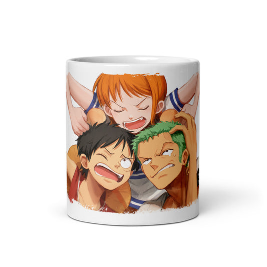 White Glossy Mug - Zoro 34