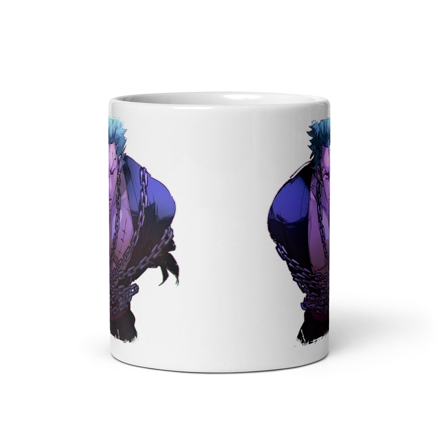 White Glossy Mug - Zoro 36