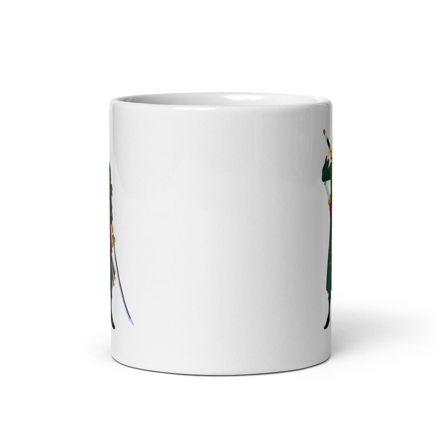 White Glossy Mug - Zoro 37