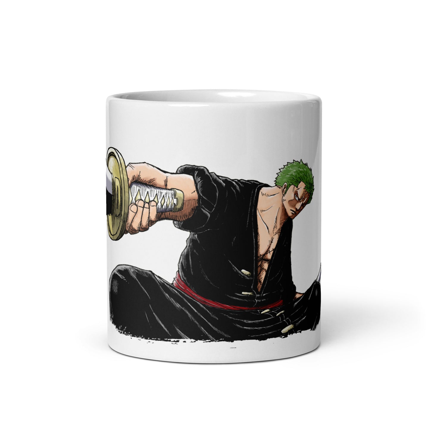 White Glossy Mug - Zoro 39