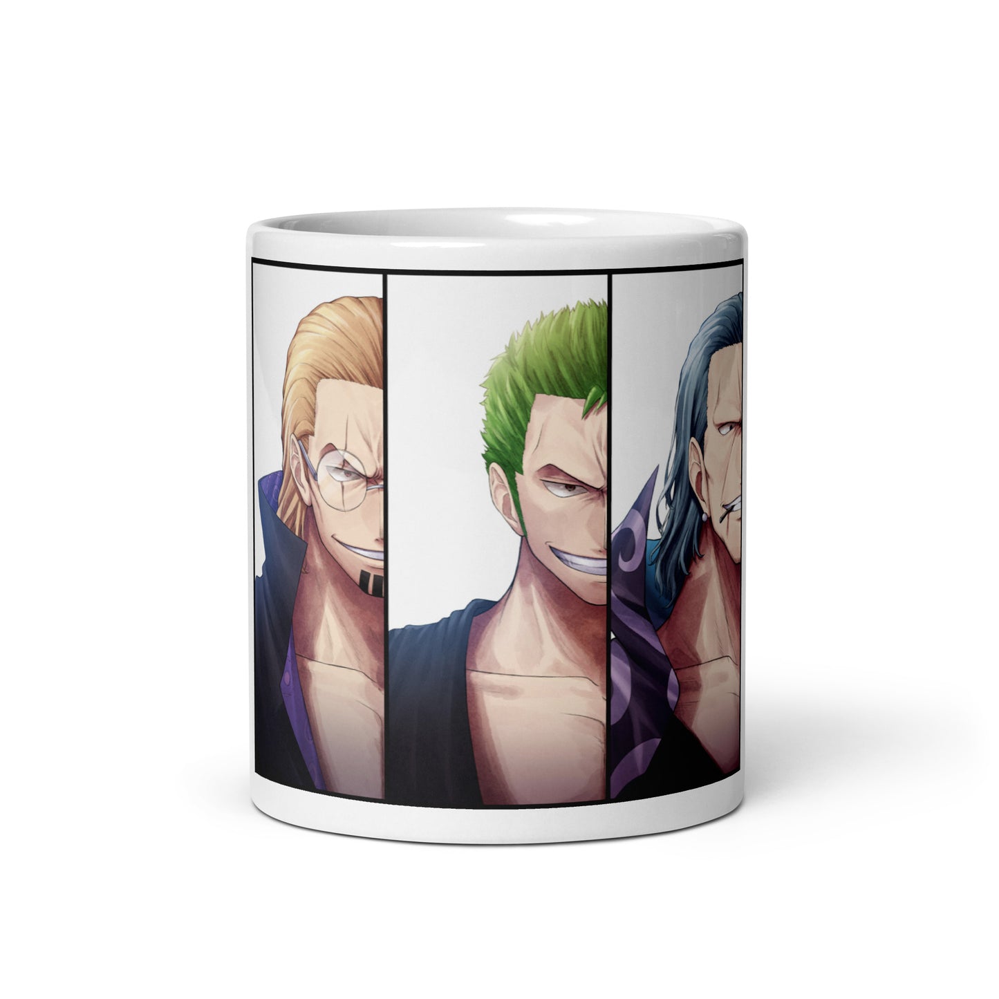 White Glossy Mug - Zoro 43 (a)