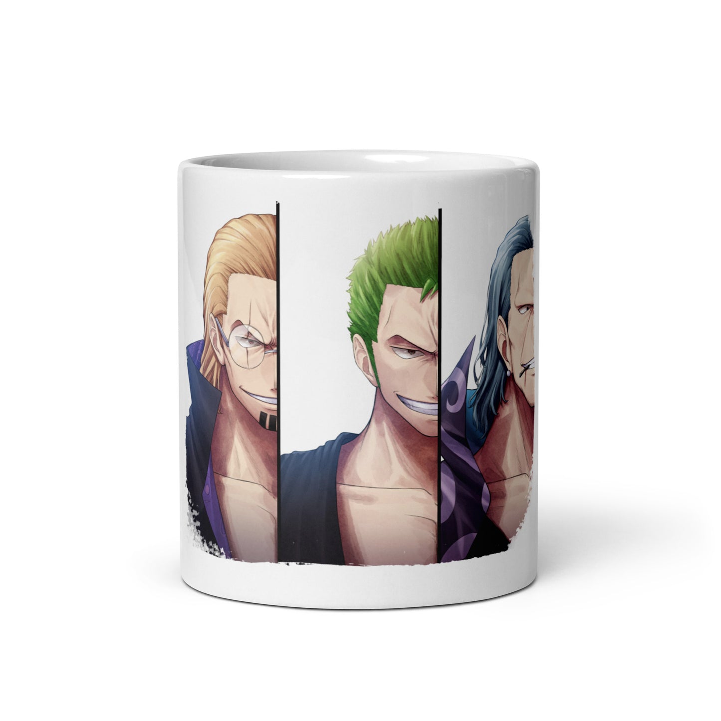 White Glossy Mug - Zoro 43 (b)