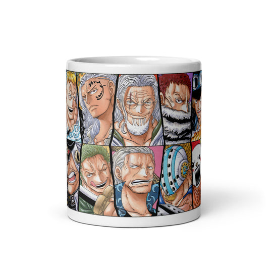 White Glossy Mug - Zoro 45