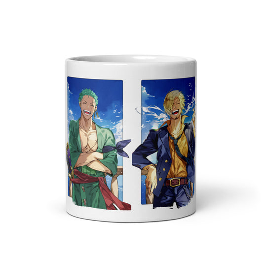 White Glossy Mug - Zoro 46