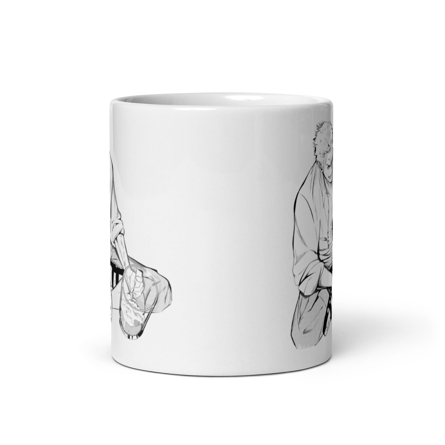 White Glossy Mug - Zoro 47