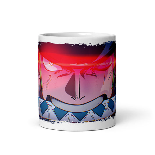 White Glossy Mug - Zoro 48