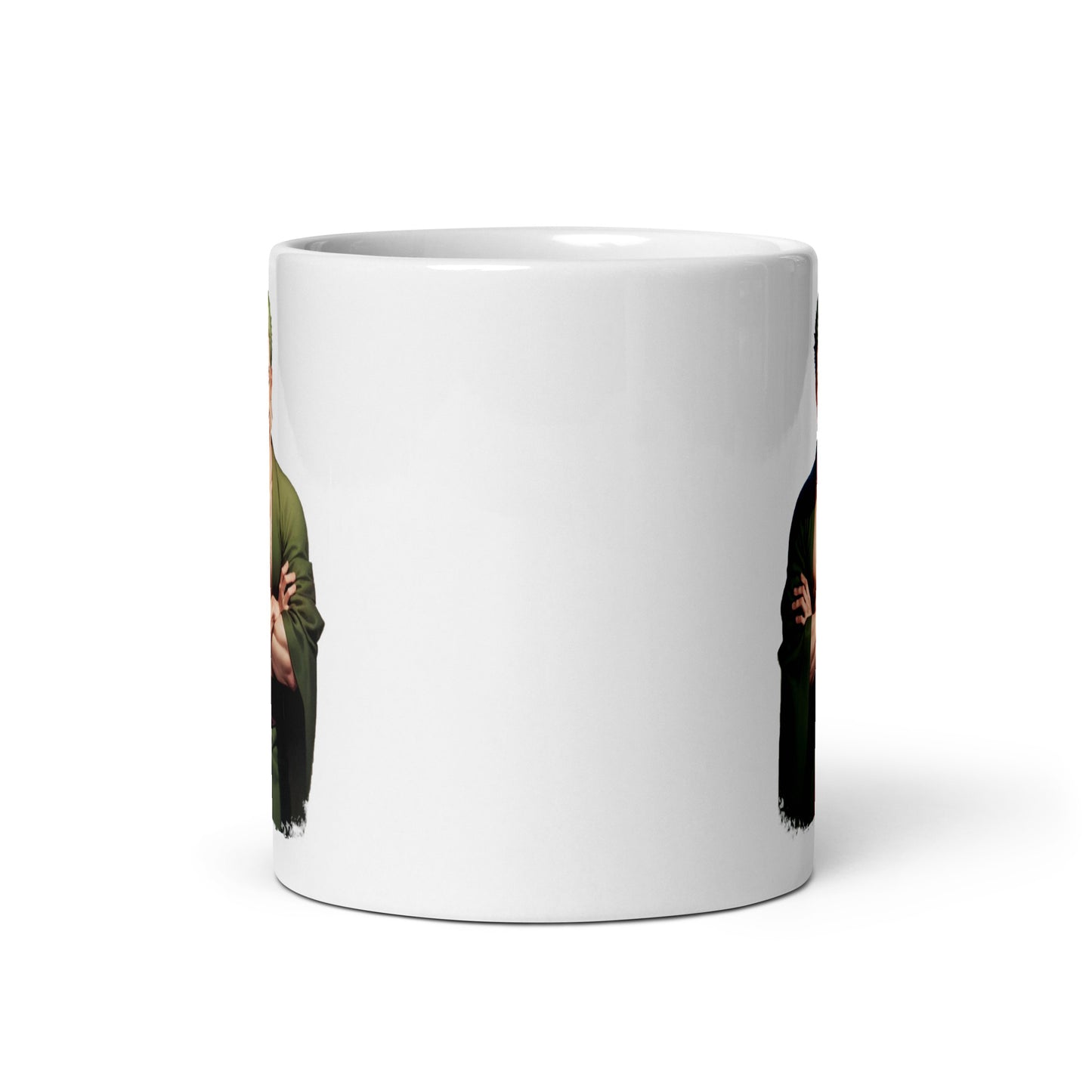 White Glossy Mug - Zoro 51