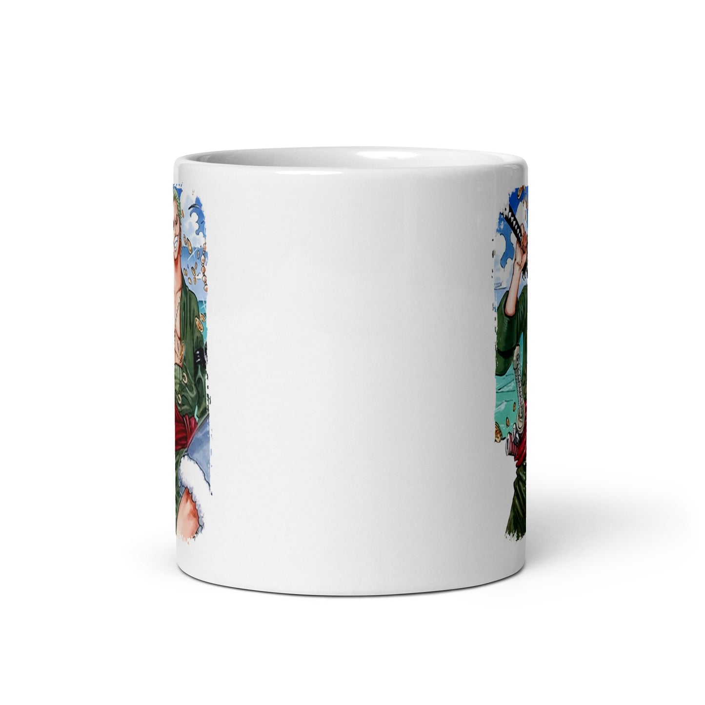 White Glossy Mug - Zoro 52