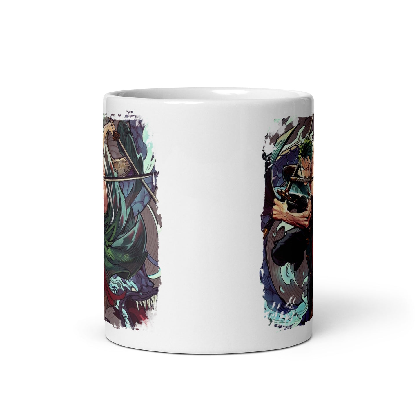 White Glossy Mug - Zoro 53