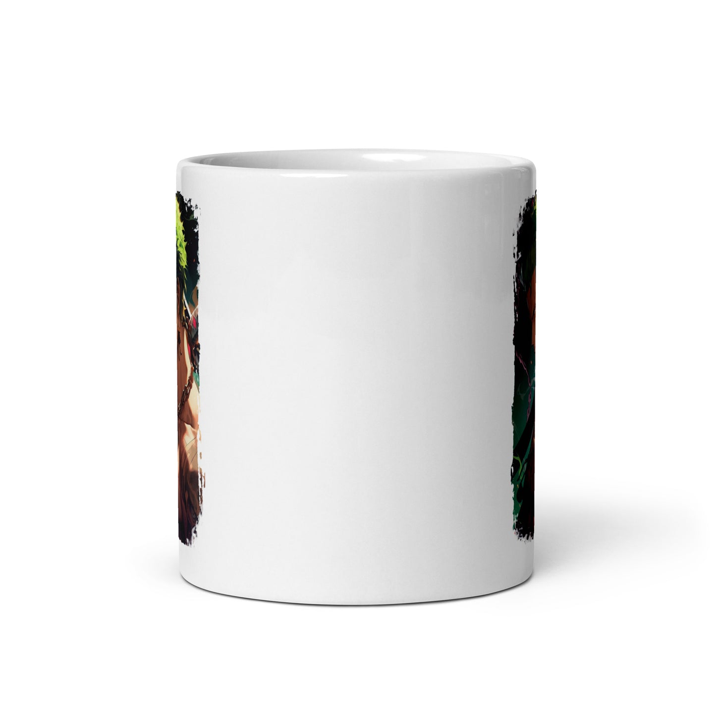 White Glossy Mug - Zoro 54