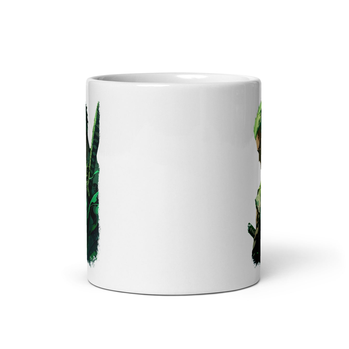 White Glossy Mug - Zoro 55