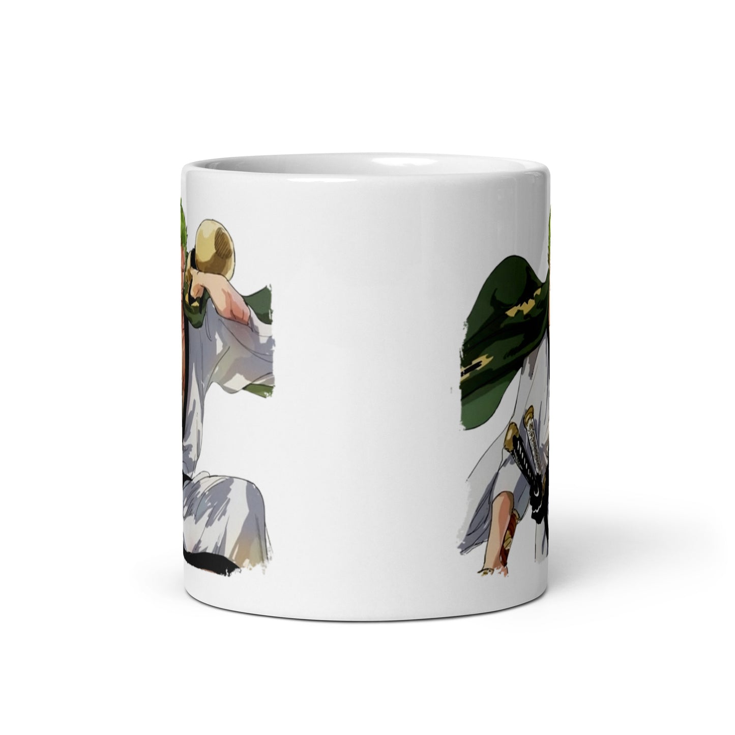 White Glossy Mug - Zoro 56