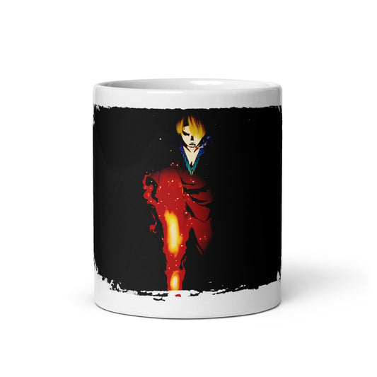 White Glossy Mug -Sanji 8