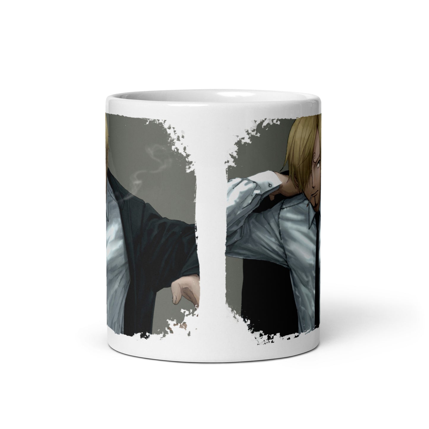 White Glossy Mug -Sanji 15