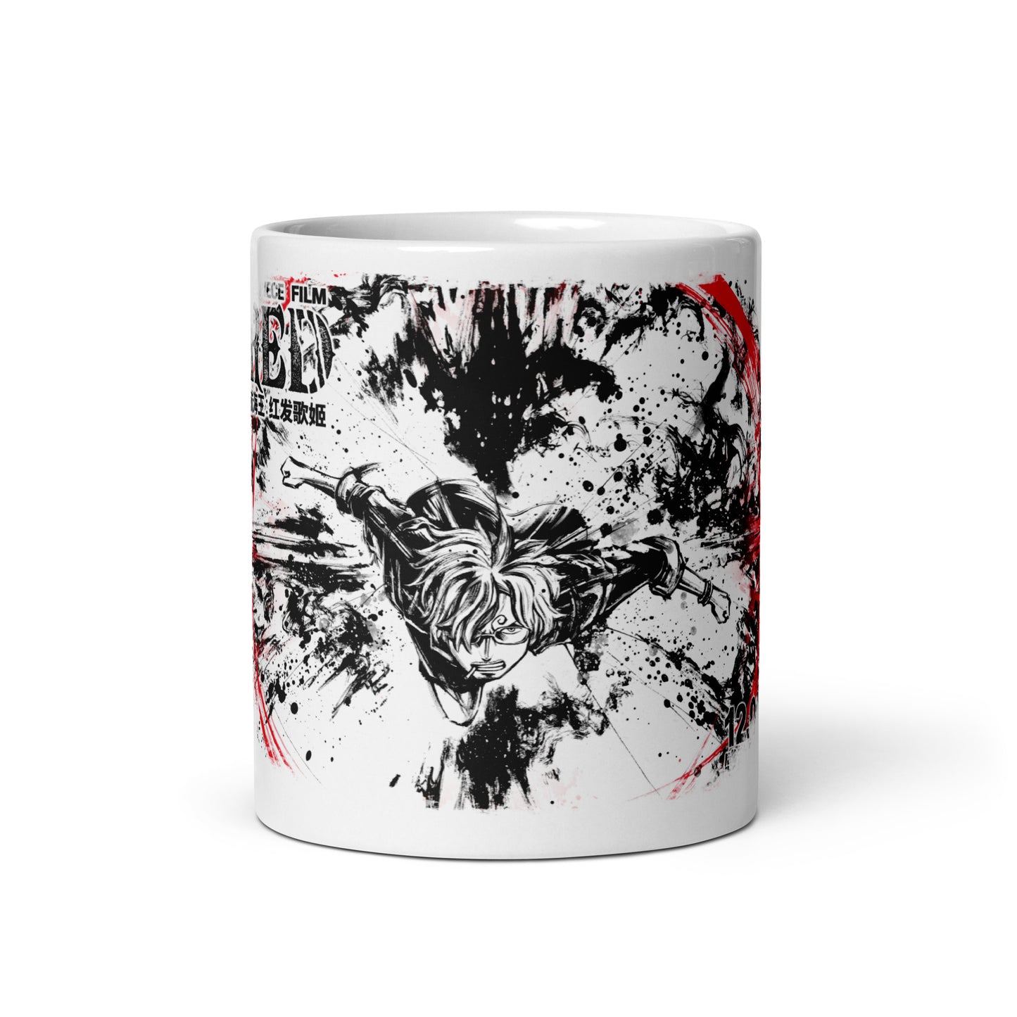 White Glossy Mug -Sanji 22