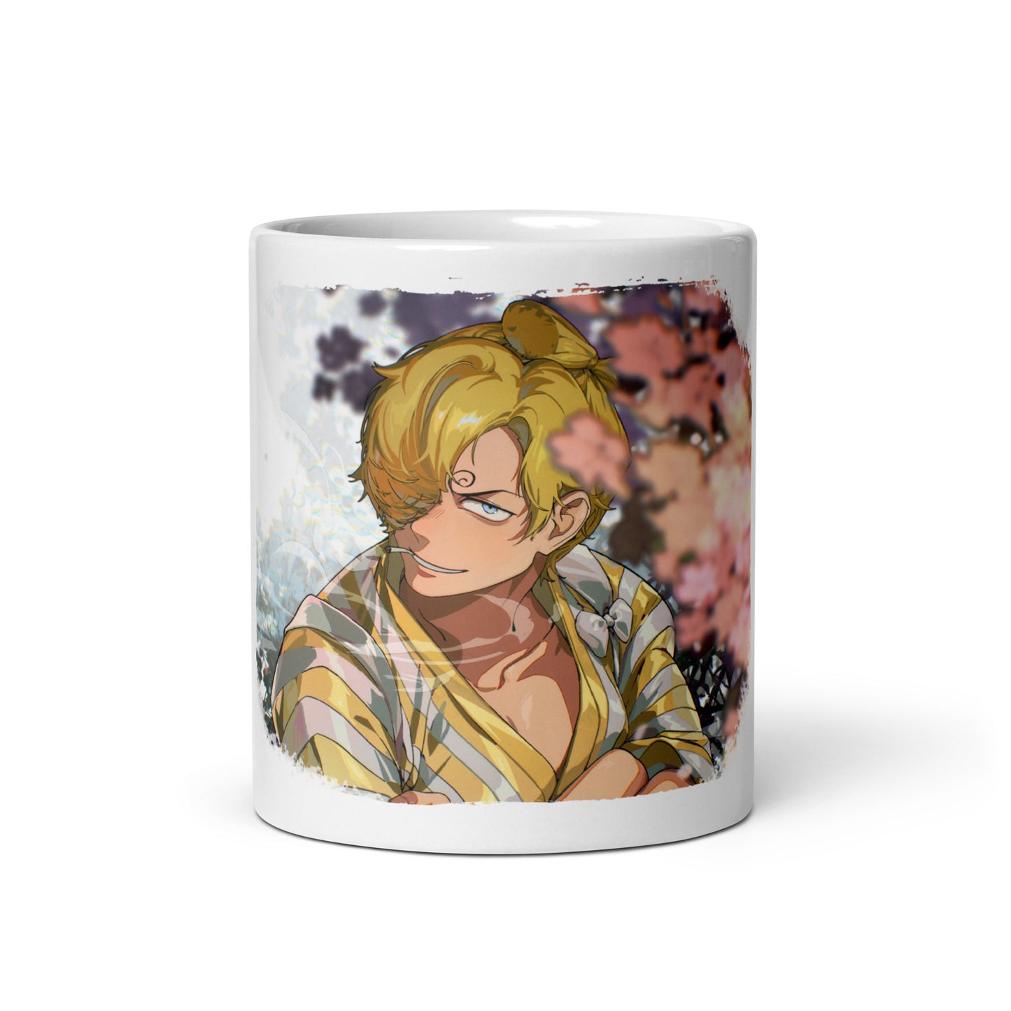 White Glossy Mug -Sanji 23