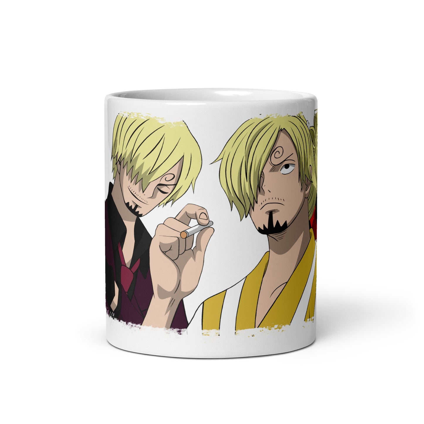 White Glossy Mug -Sanji 24