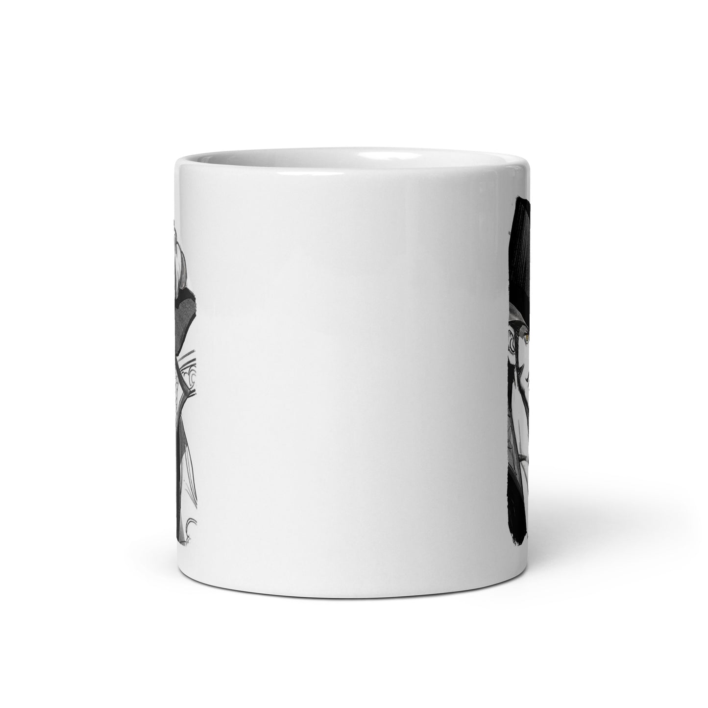 White Glossy Mug - Mihawk 1