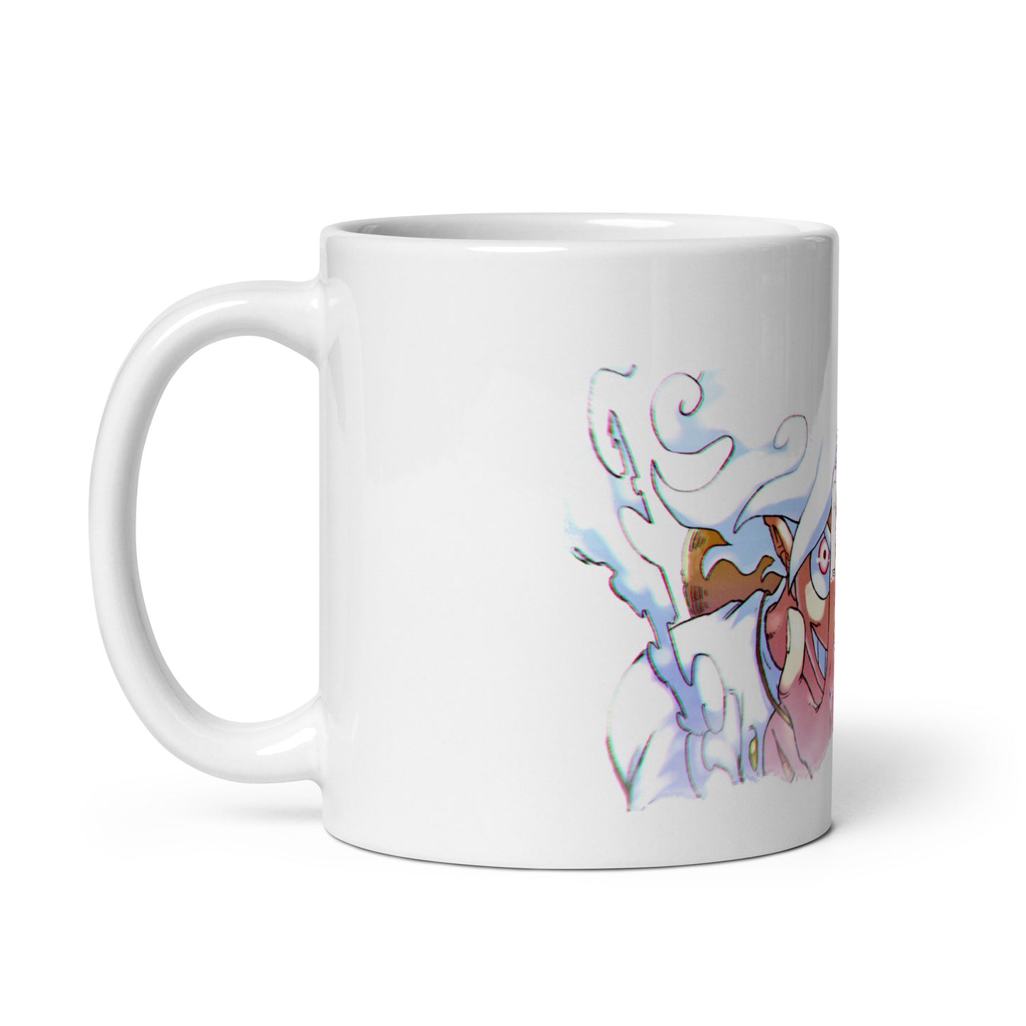 White Glossy Mug - Luffy 1