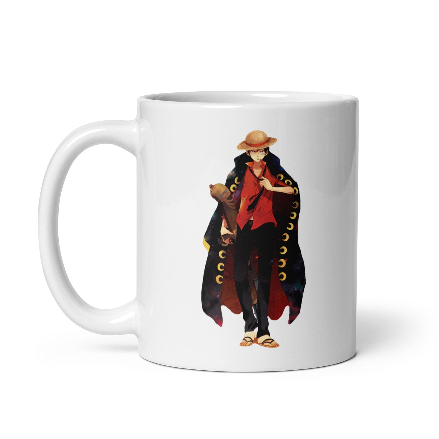 White Glossy Mug - Luffy 4