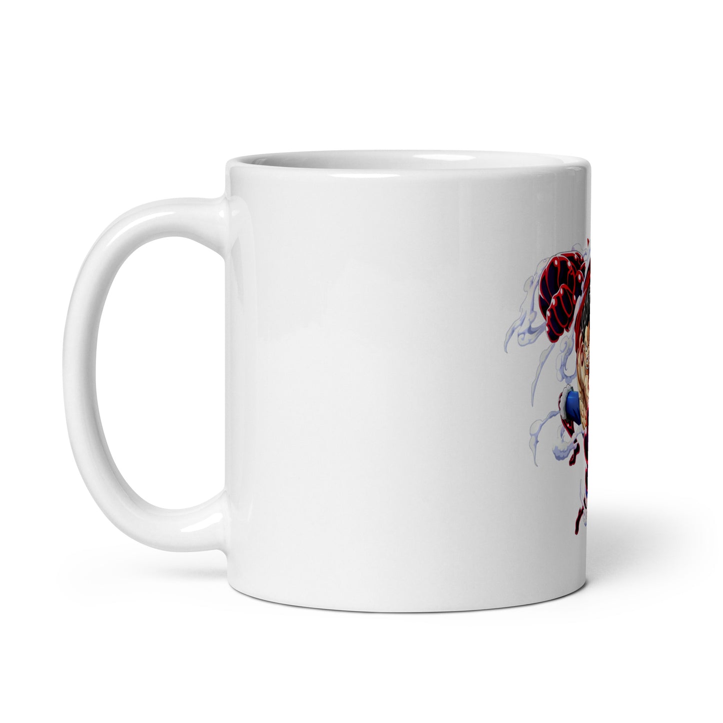 White Glossy Mug - Luffy 5