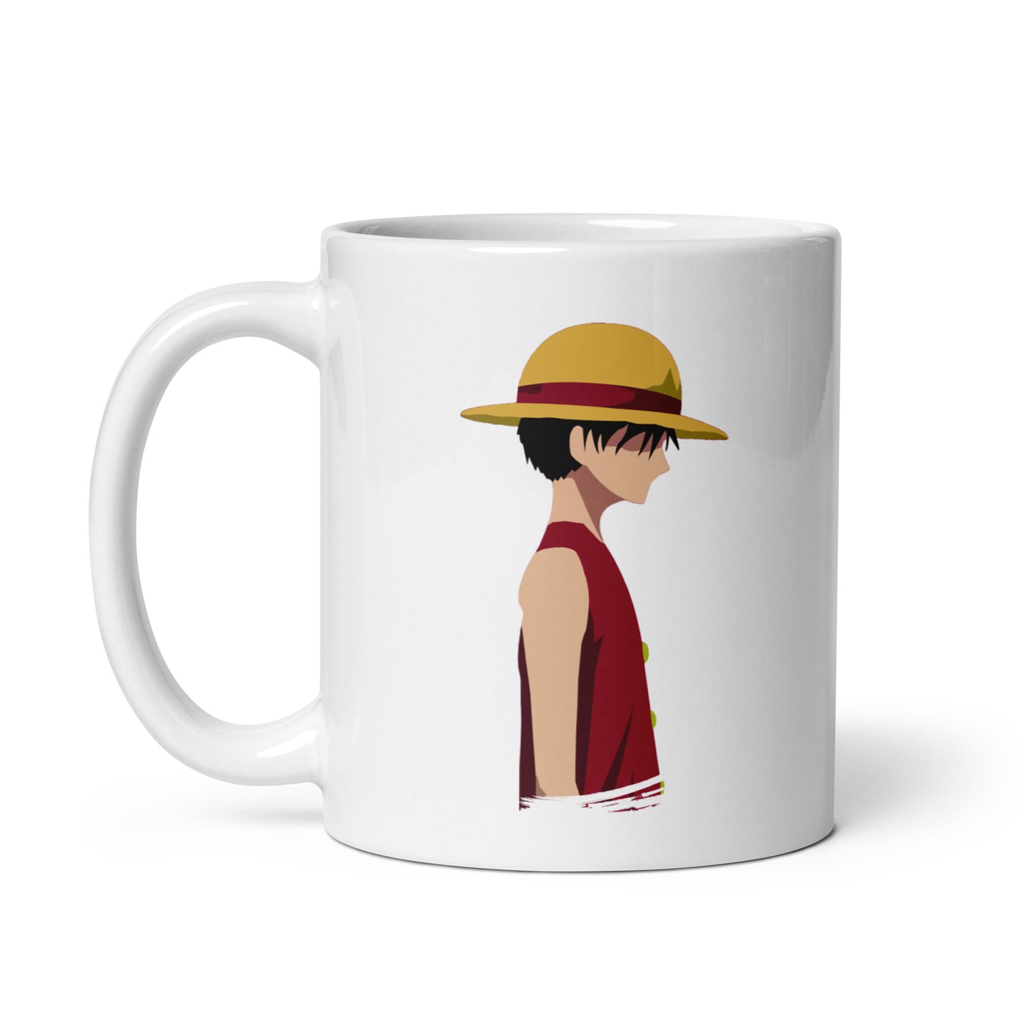 White Glossy Mug - Luffy 6