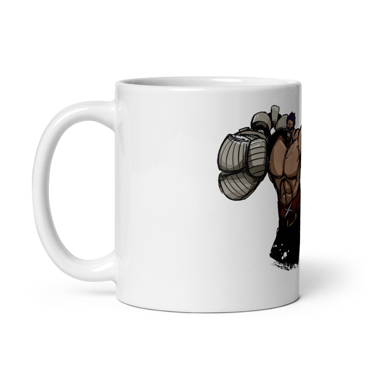 White Glossy Mug - Luffy 7