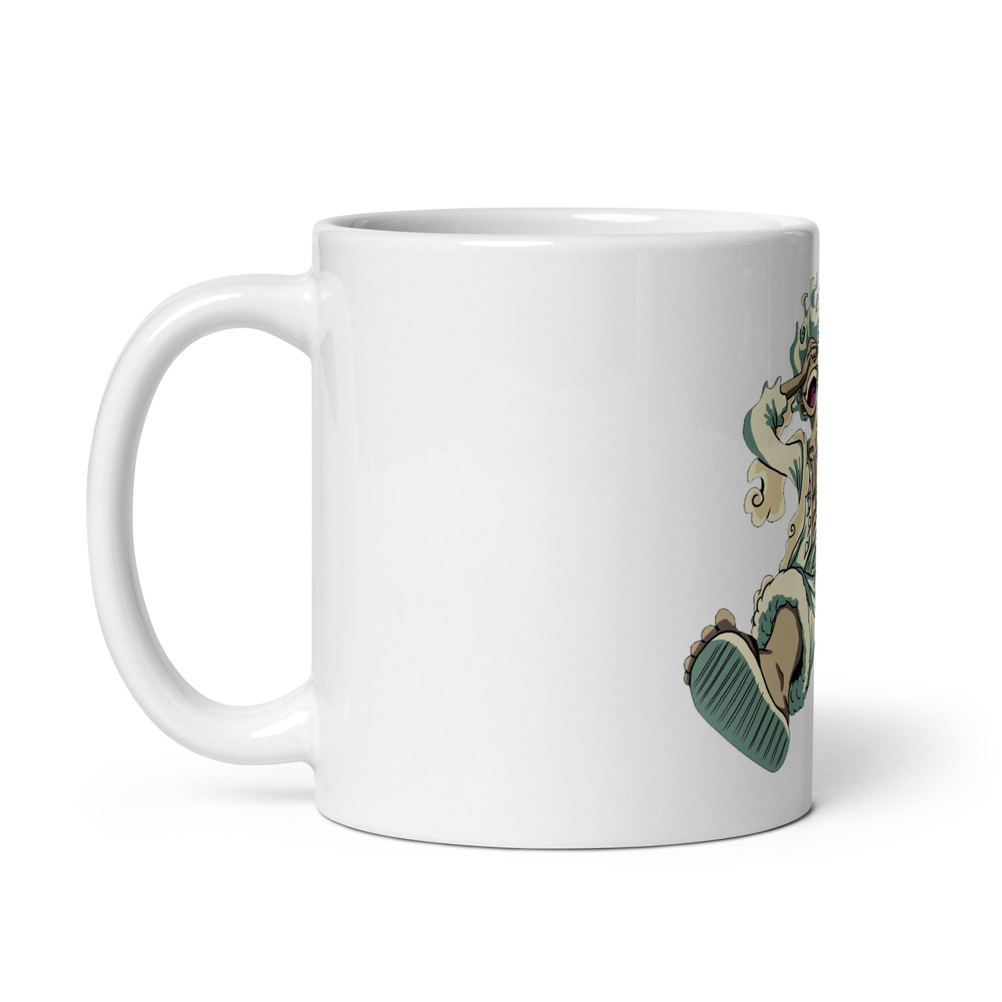 White Glossy Mug - Luffy 8