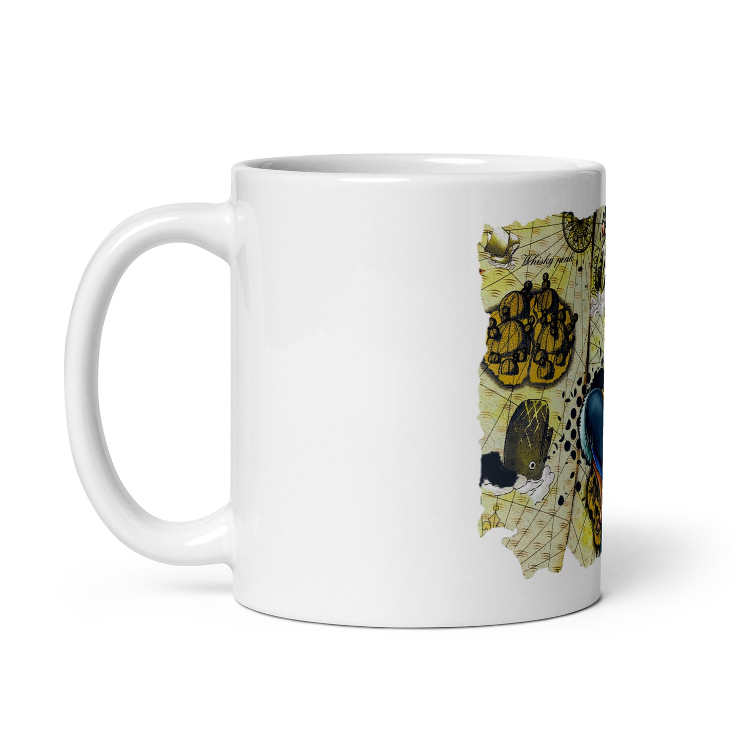 White Glossy Mug - Luffy 10