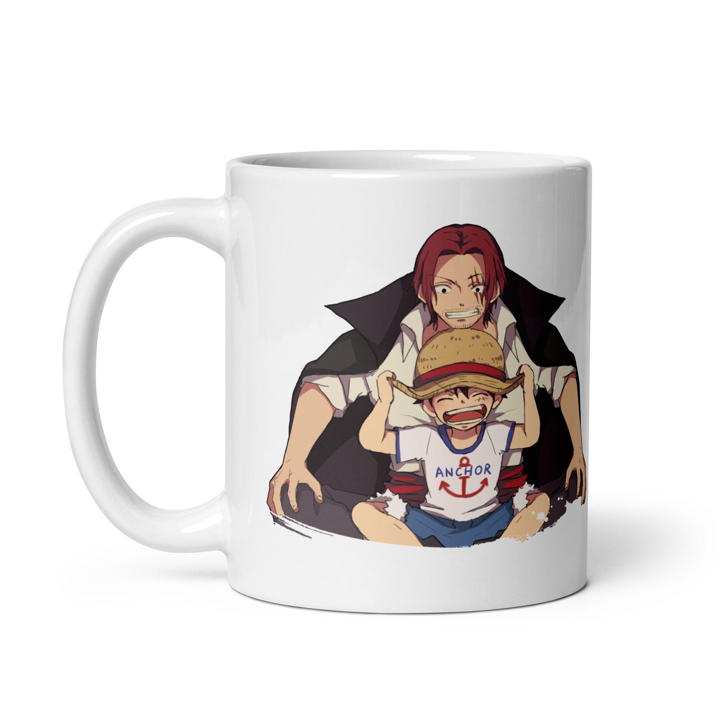 White Glossy Mug - Luffy 12