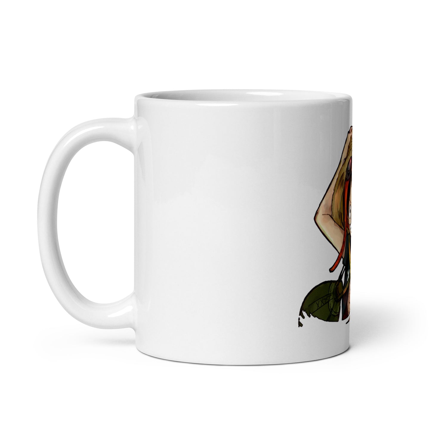 White Glossy Mug - Luffy 14