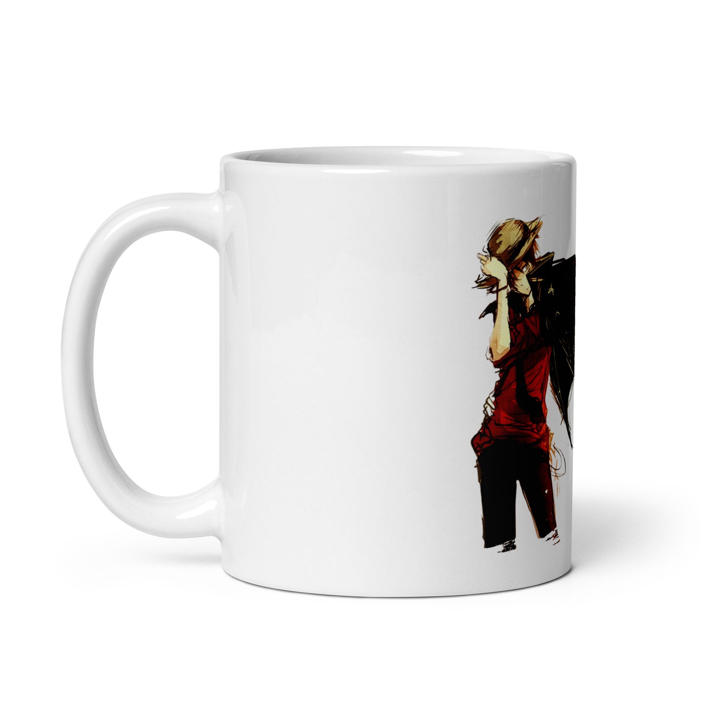 White Glossy Mug - Luffy 15