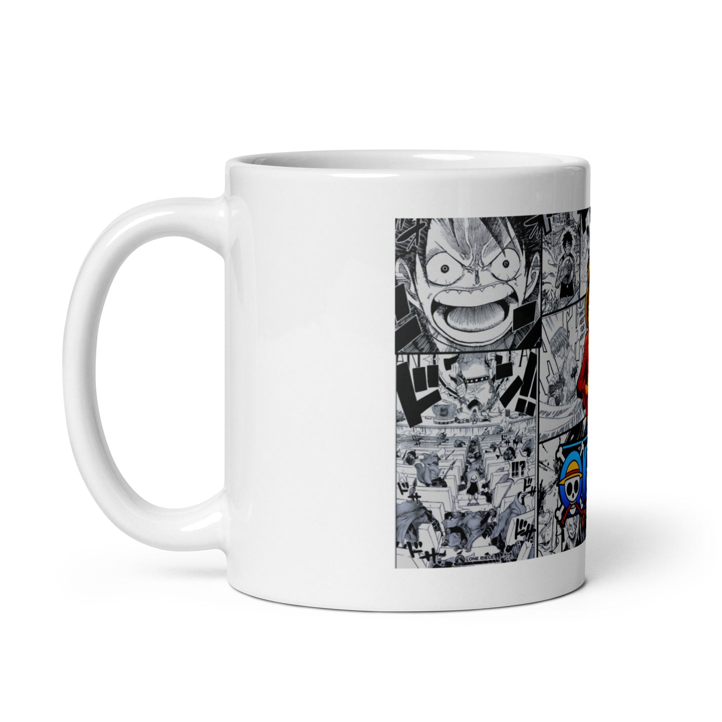 White Glossy Mug - Luffy 22