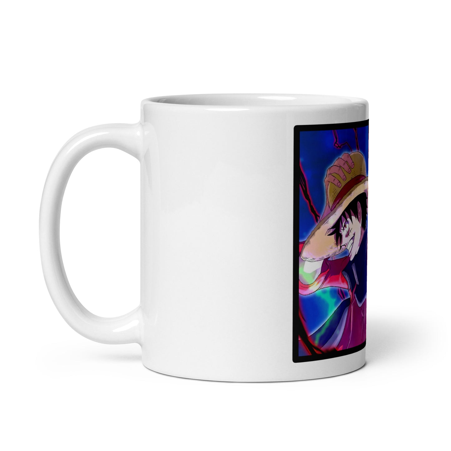 White Glossy Mug - Luffy 28