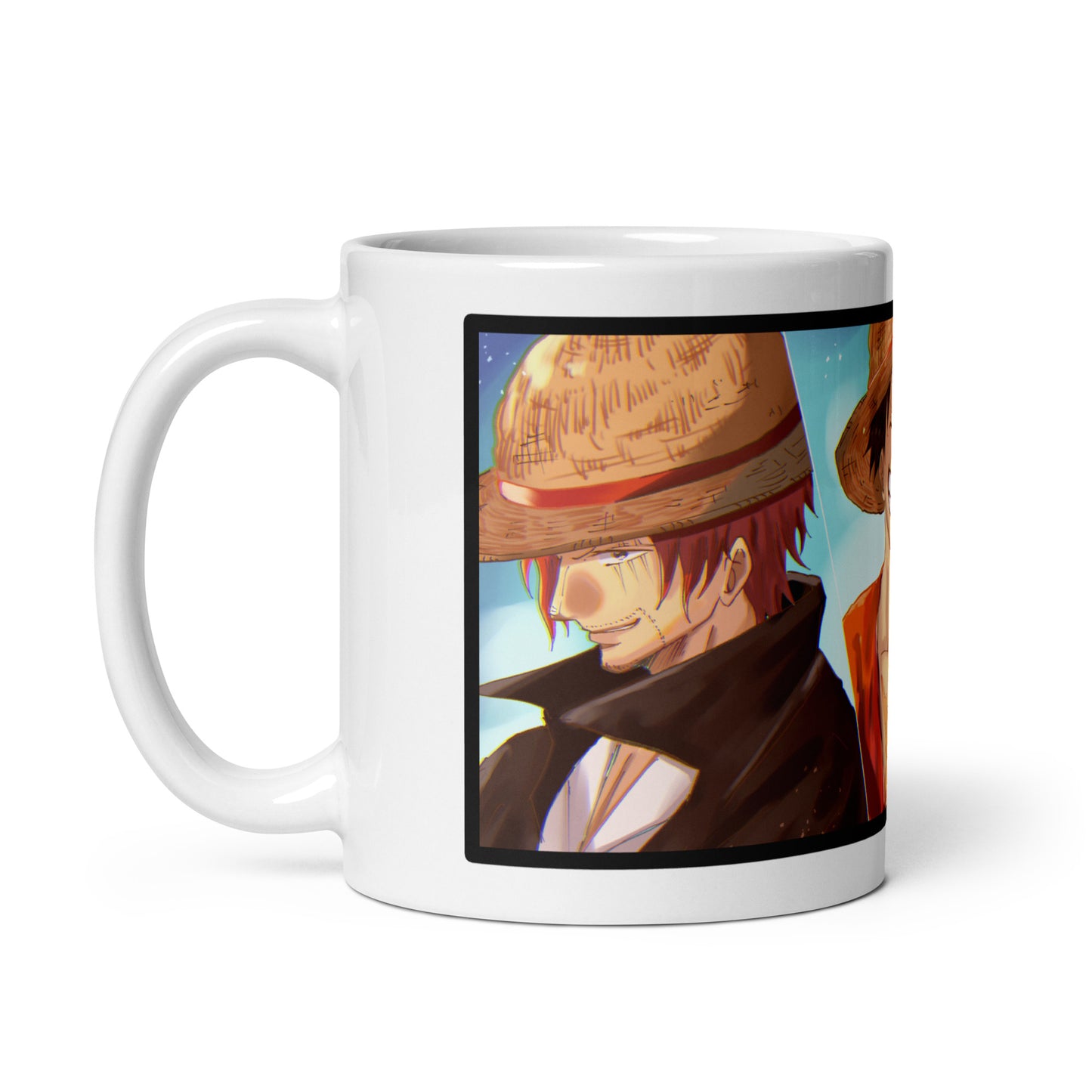 White Glossy Mug - Luffy 29