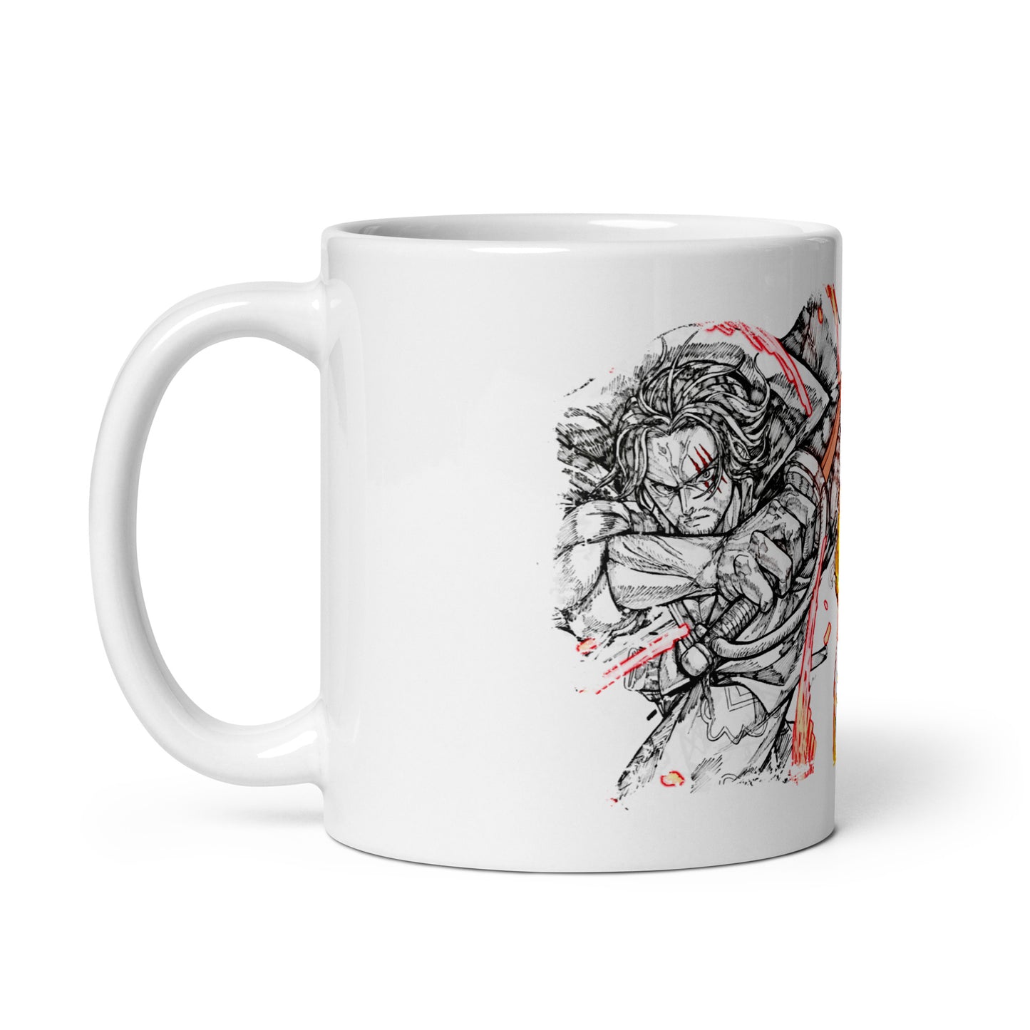 White Glossy Mug - Luffy 31