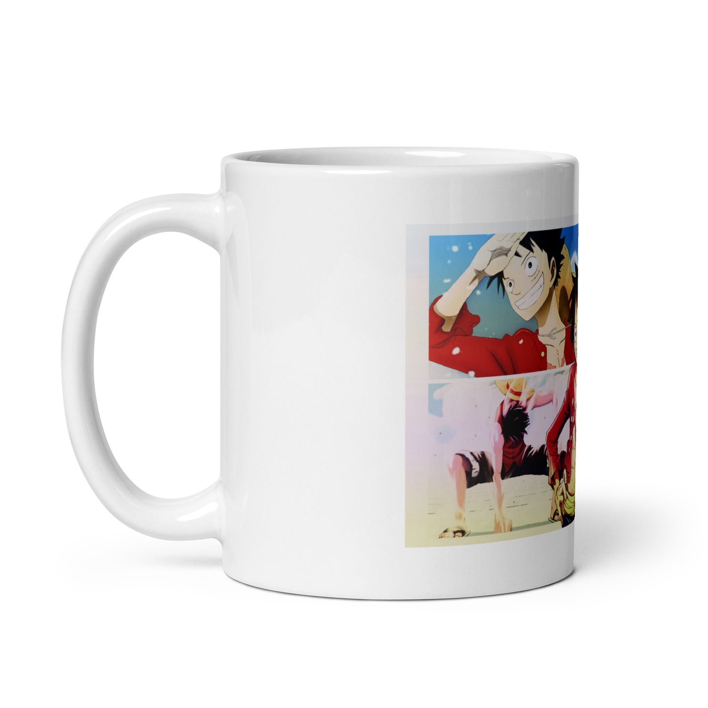 White Glossy Mug - Luffy 32