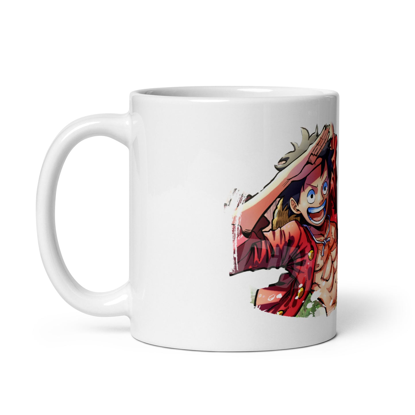 White Glossy Mug - Luffy 38