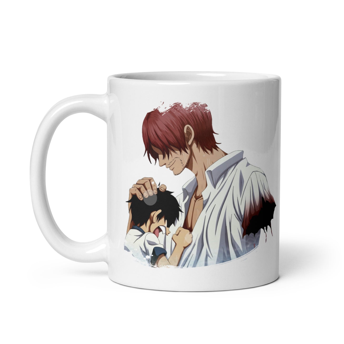 White Glossy Mug - Luffy 39