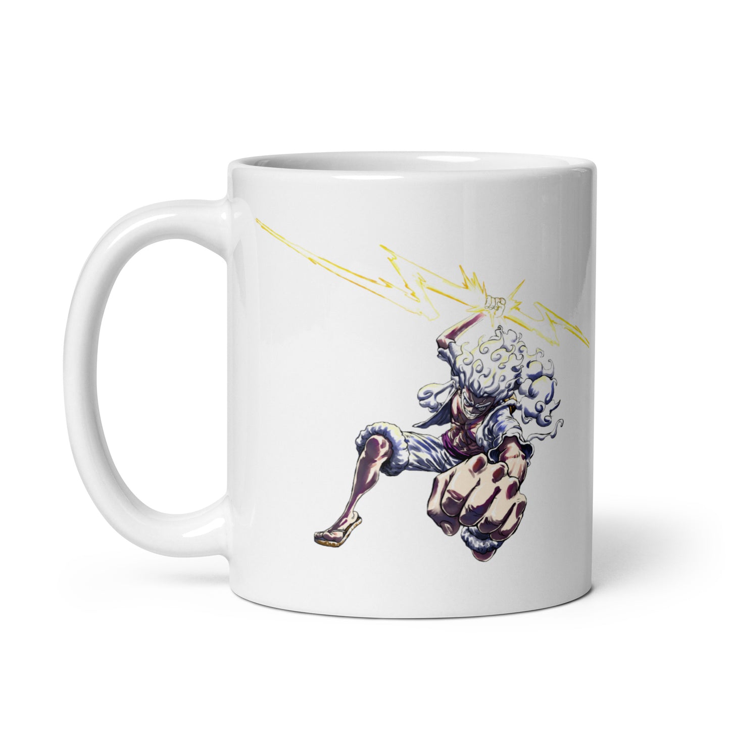 White Glossy Mug - Luffy 49