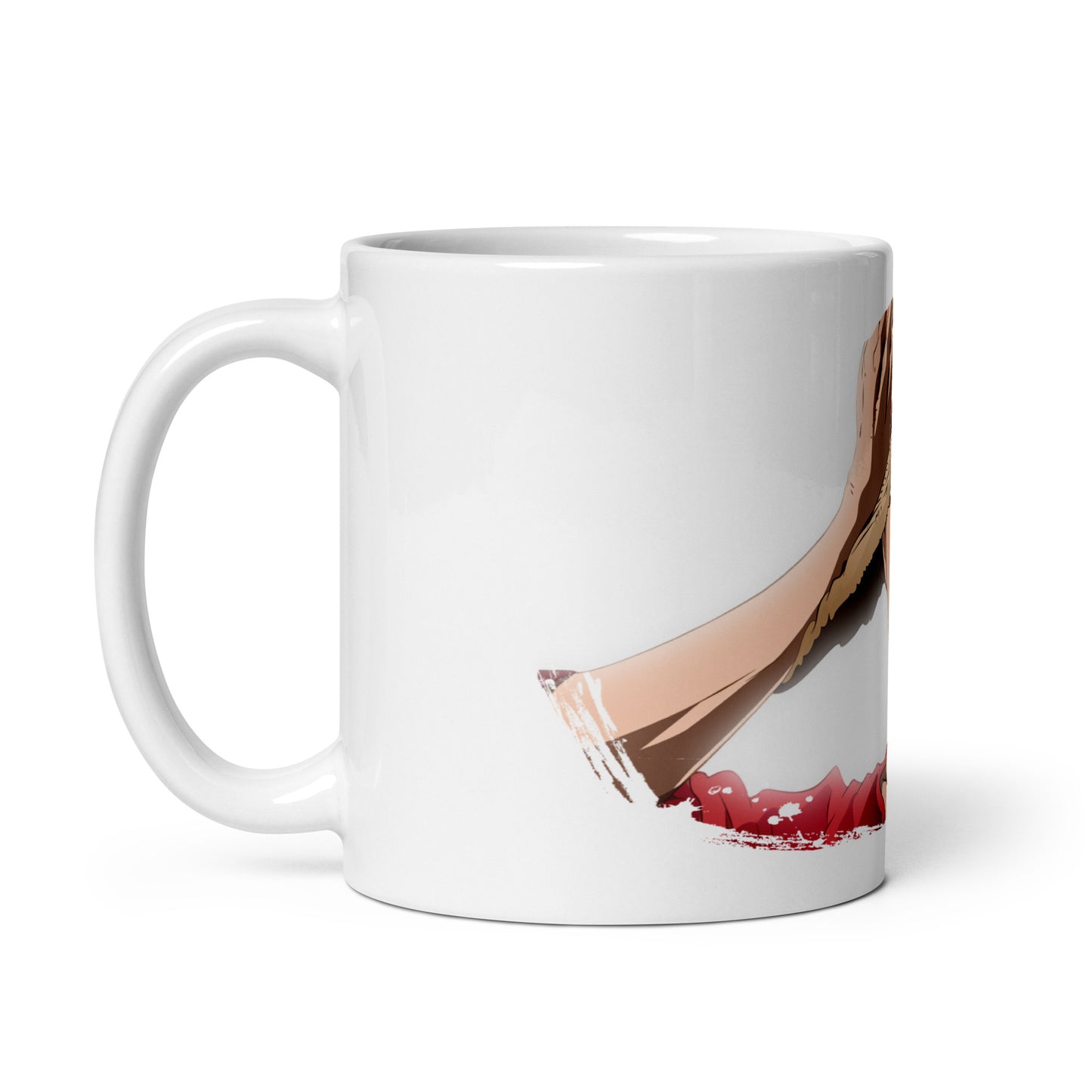 White Glossy Mug - Luffy 50