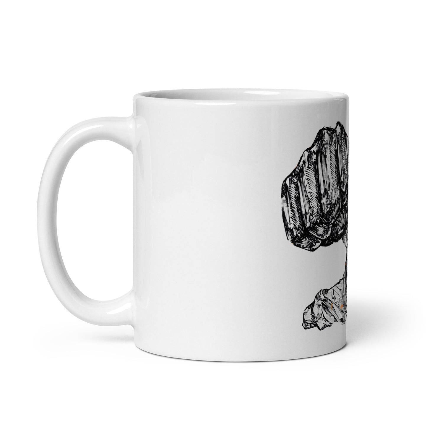 White Glossy Mug - Luffy 53