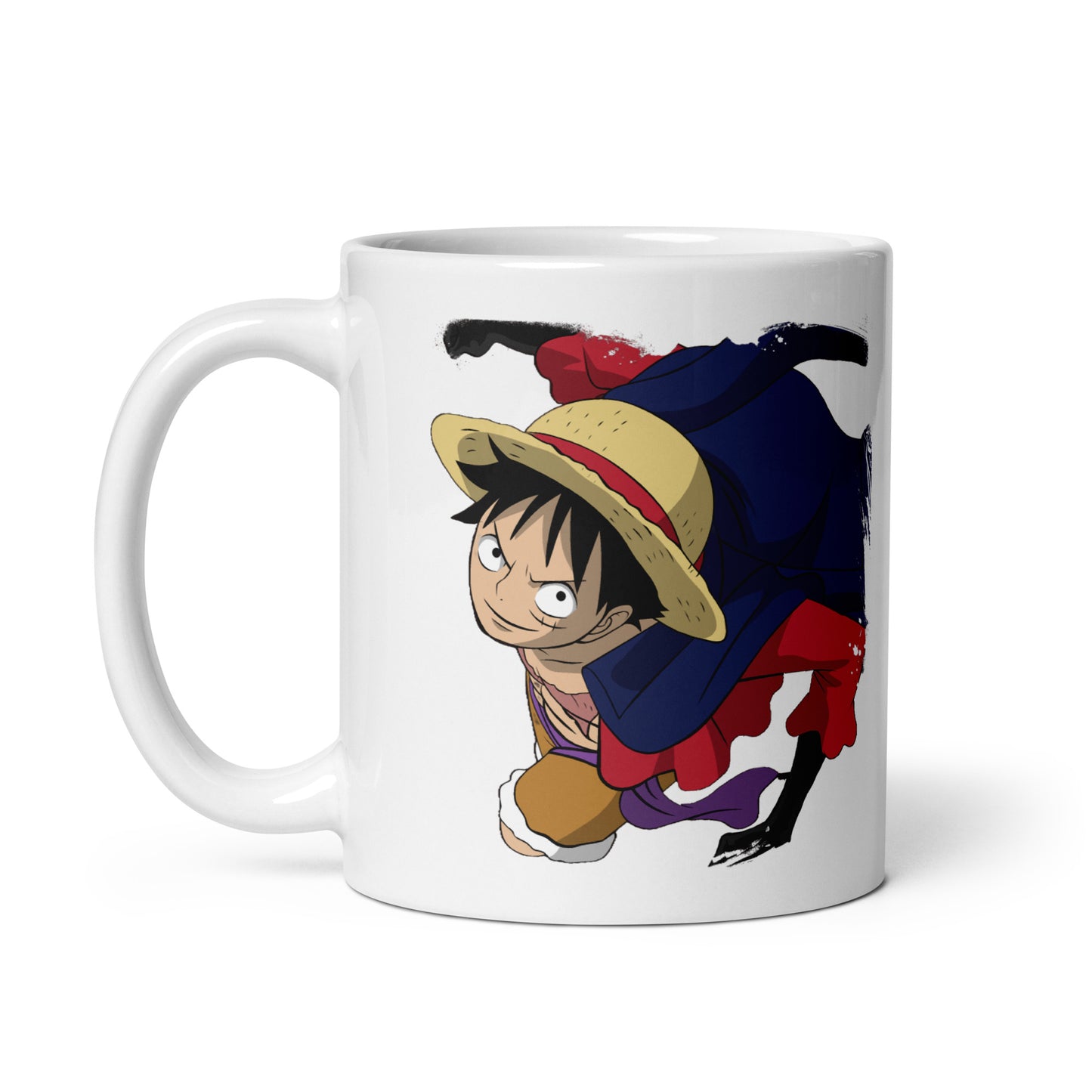 White Glossy Mug - Luffy 54