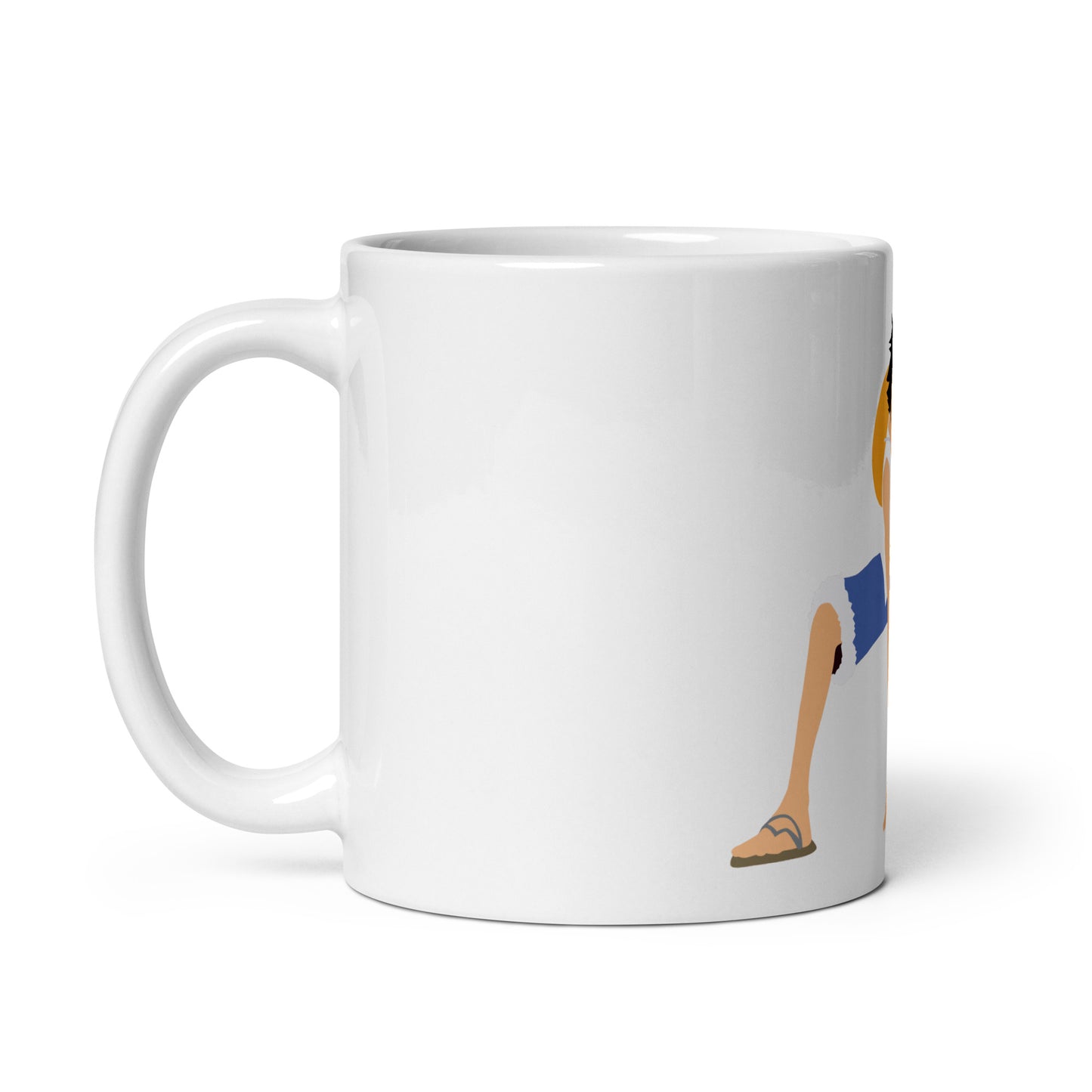 White Glossy Mug - Luffy 55