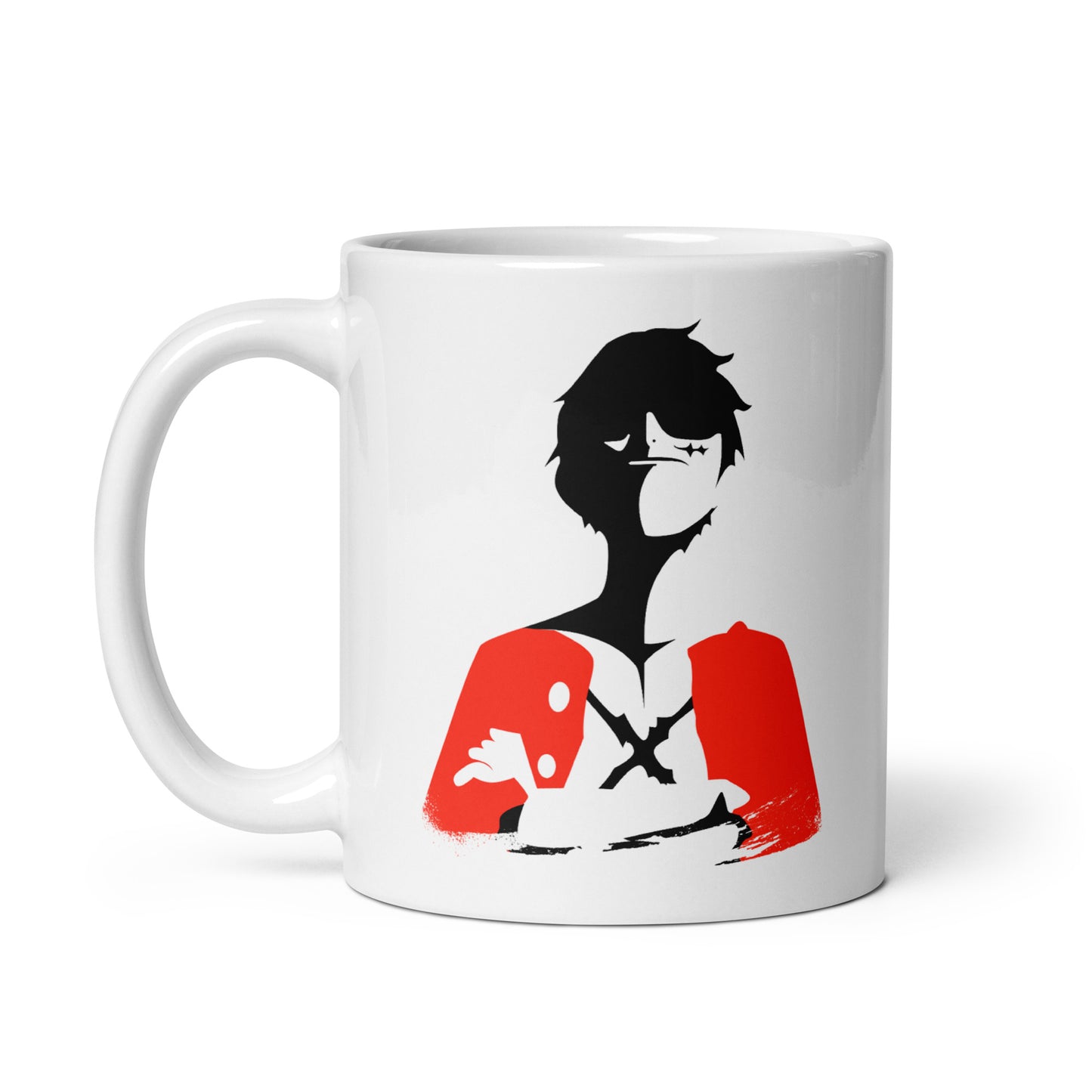 White Glossy Mug - Luffy 56