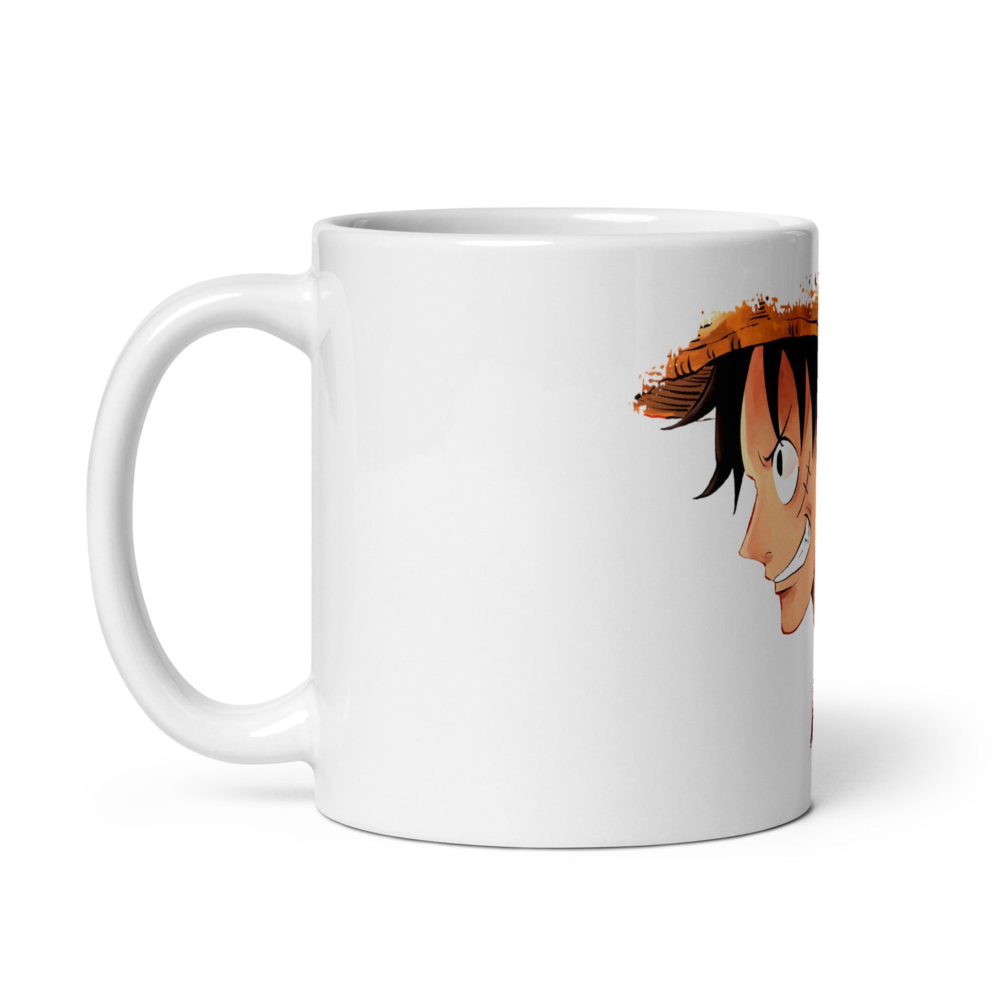 White Glossy Mug - Luffy 68