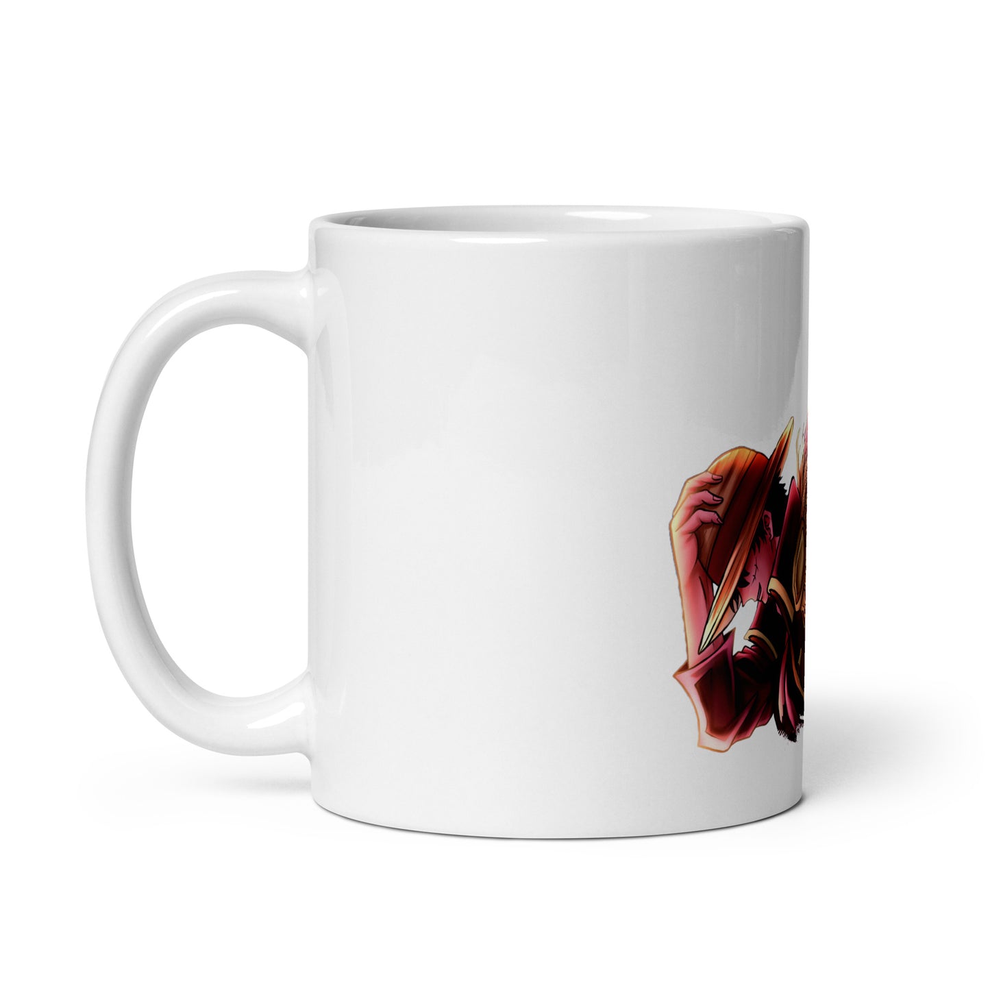 White Glossy Mug - Luffy 69